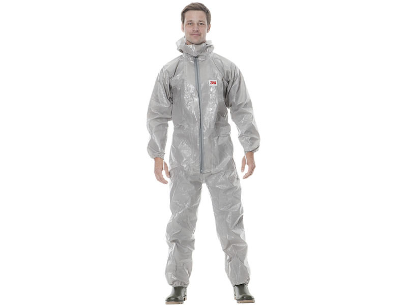 3M BESKYTTELSESDRAGT 4570 TYPE 3/4/5/6 GRÅ 4XL