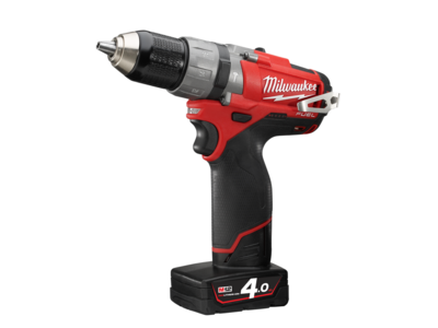 MILWAUKEE SLAGBOREMASKINE FUEL 2XBATT 4.0AH+ LADER I PAPKASSE