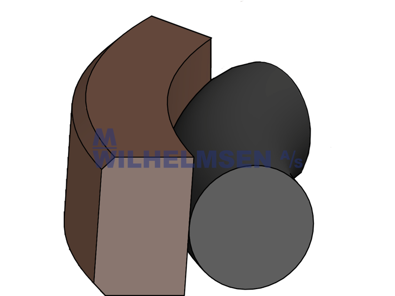 PISTON SEAL 25X17.5X3.2 PTFE+BRONZE