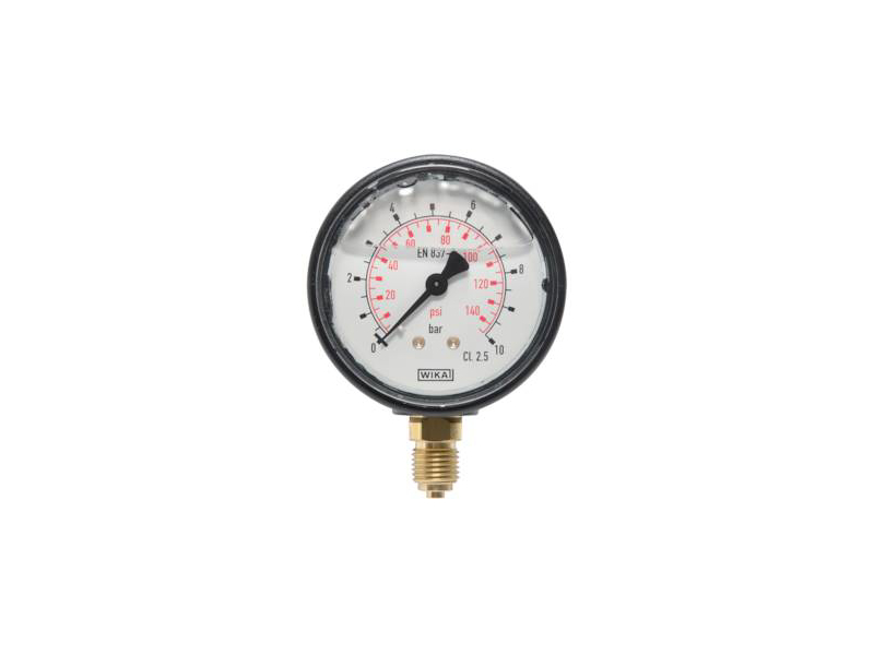 MANOMETER 0 - 2.5 BAR 63MM  NEDADVENDT 1/4"RG M/GLYCERIN