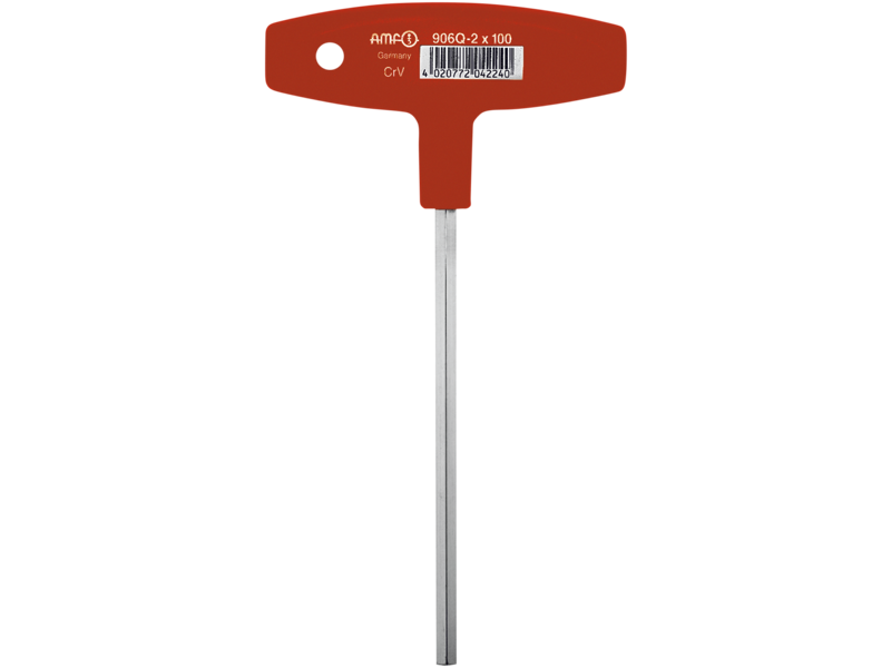 INSEXNØGLE T-GREB 906Q  3,0 X 100