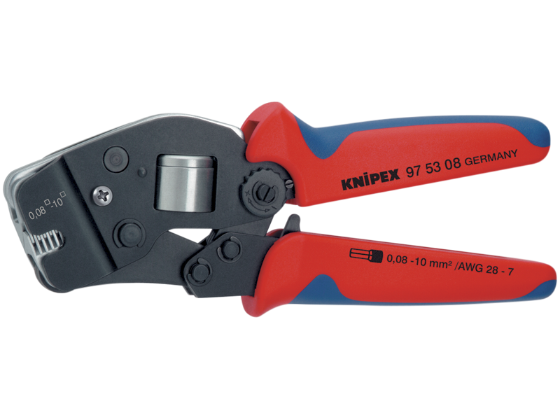 KNIPEX 97 53 08 CRIMPTANG SELVINDSTIL. T/KABELTYLLER 190 MM