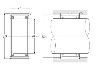 NTN NK5/10T2 NEEDLE ROLLER BEARING 5X10X10