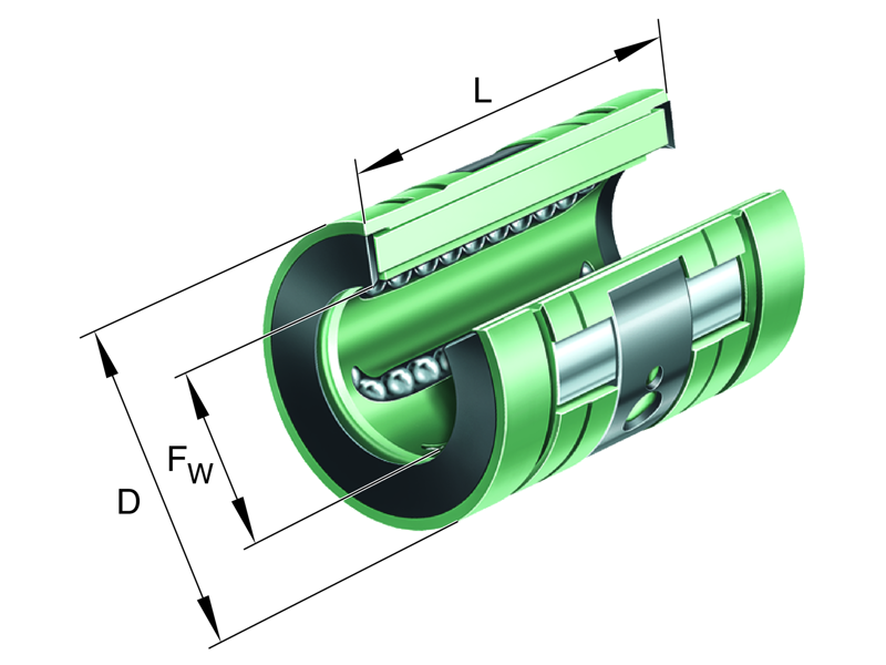 INA KNO12-B-PP LINEAR BALL BEARING