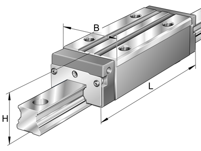 INA KWVE25-B-HL-V2-G3 RECIRCULATING BALL BEARING CARRIAGE