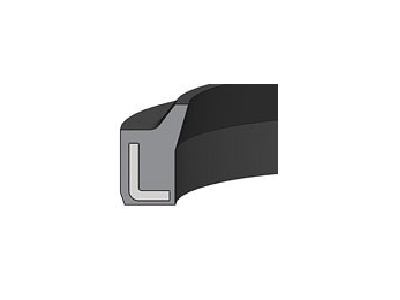 WIPER RUBBER COATED 6X13X3/4,5