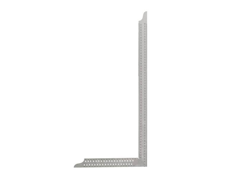 DIESELLA TØMRERVINKEL 800X320X35 MM MED DOBB. SKALA OG OPMÆRK. HULLER