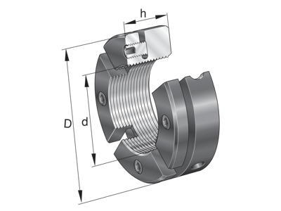 INA AM100 PRECISION LOCKNUT