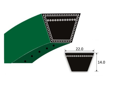 SAMLE-V-BELT M/HULLER 