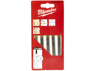 MILWAUKEE STIKSAVKLINGE 5 STK F/TRÆ & PLAST LAMINEREDE SPÅN 75/2MM 