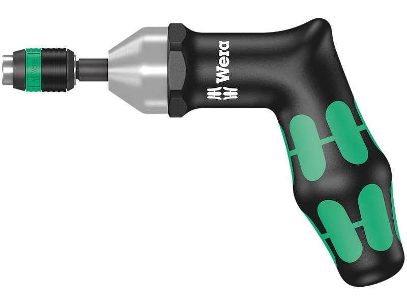 Wera 7400 series Kraftform Torque screwdrivers, with factory pre-set value (3.0-8.8 Nm) and Rapidaptor quick-release chuck, pistol handle, 7463 x 4.0 Nm x 4.0-8.8 Nm