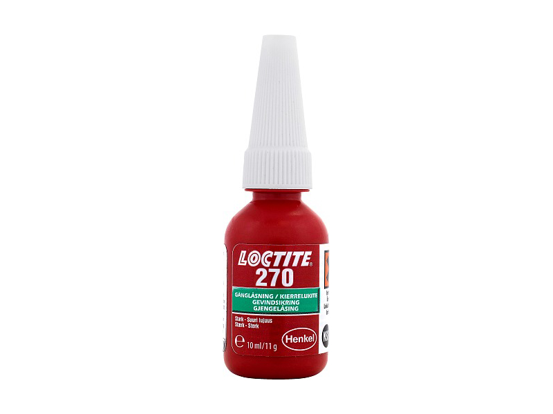 LOCTITE 270 10 ML GEVINDSIKRING "HØJ STYRKE" 