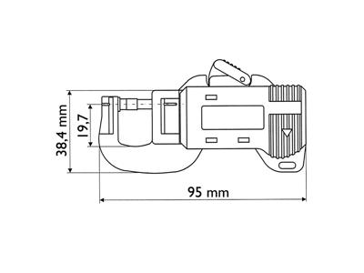 DIESELLA DIGITAL TYKKELSESMÅLER 0-13,5 X0,01 MM