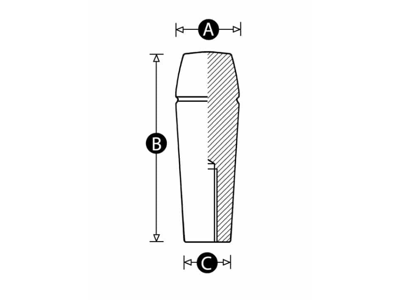 RENCOL 1426Q GREB BLANK Ø 30MM M10