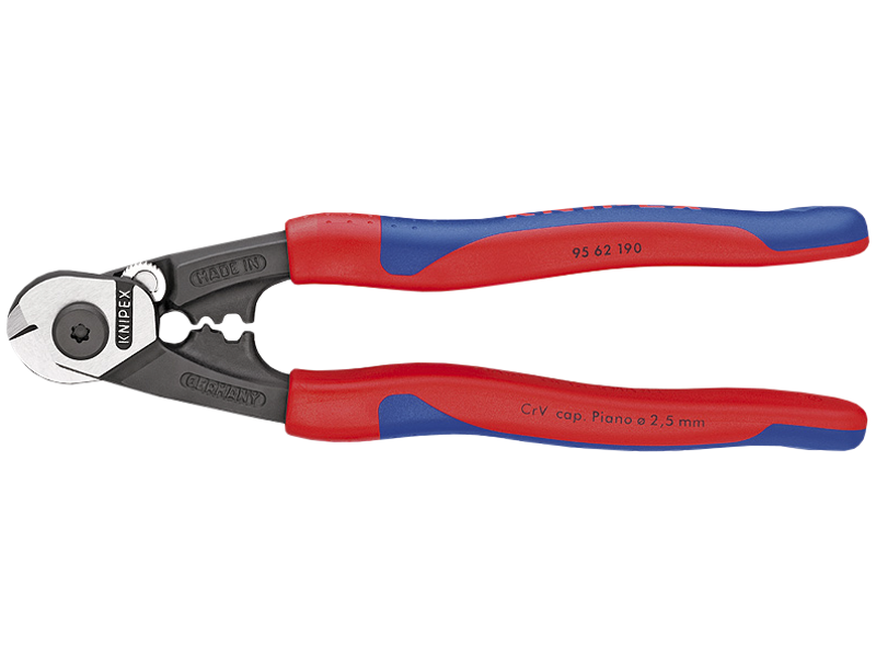 KNIPEX 95 62 190 STÅLWIRESAKS 190 MM