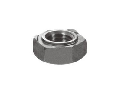 SVEJSEMØTRIK 10MM TYPE C STÅL GLAT FLANGE