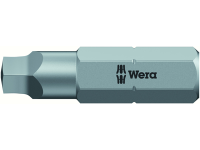 WERA BITS 868/1 Z 4KT. #0 X 25 MM FIRKANTET # 0 X 25MM  / 1.78 X1.78MM 
