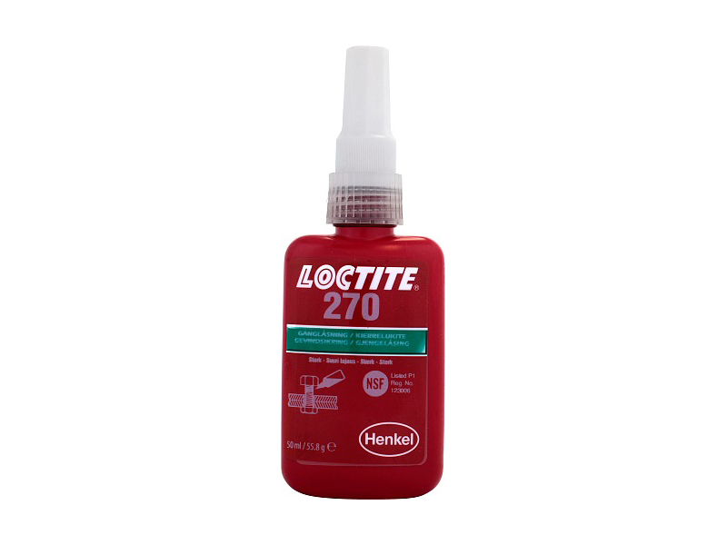 LOCTITE 270 50 ML GEVINDSIKRING "HØJ STYRKE" 