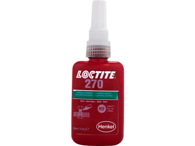 LOCTITE 270 50 ML GEVINDSIKRING "HØJ STYRKE" 