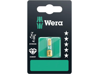 WERA 867/1 BDC SB TORX® BITS 867/1 BDC SB SiS, TX 10 X 25 MM