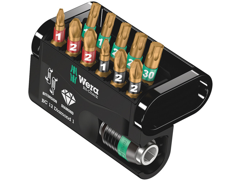 WERA Bit-Check 12 Diamond 1 SB, 12 DELE