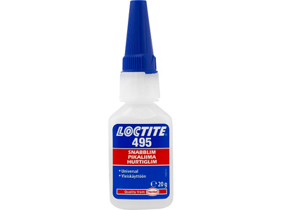 LOCTITE 495 20 G HURTIGLIM UNIVERSEL "LAV VISKOSITET"