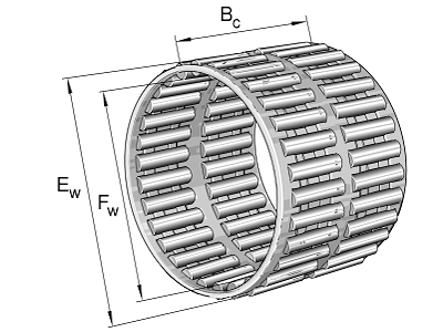 INA K80X88X40-ZW-A/0-7 NÅLEKRANS 80X88X40