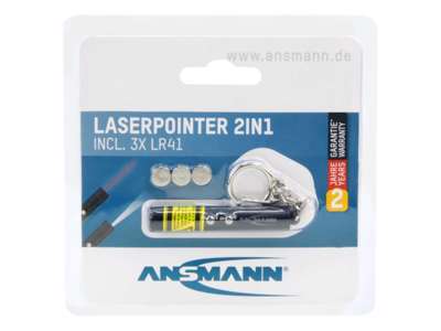 ANSMANN LASER POINTER 2IN1 IN KEY CHAIN