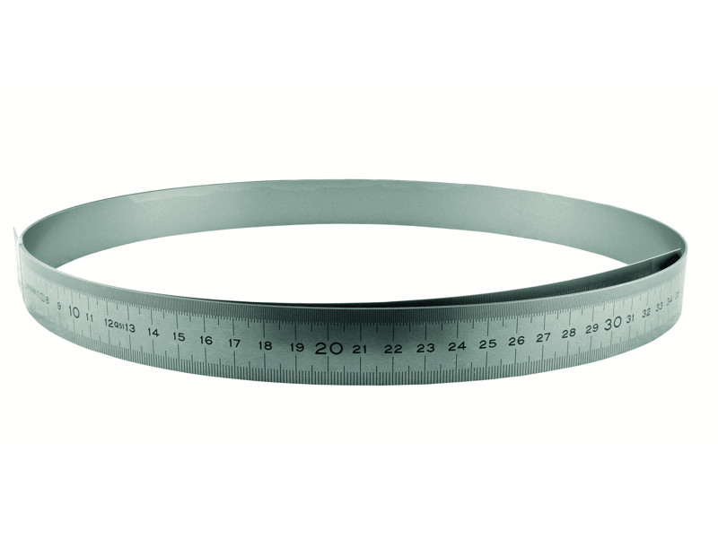 DIESELLA STÅLLINEAL 2000X30X1 MM RUSTFRI OG LASERGRAVERET MM/MM