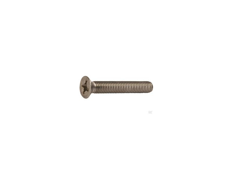 CROSS RECESSED COUNTERSUNK HEAD SCREW M2X4 DIN 965A A2