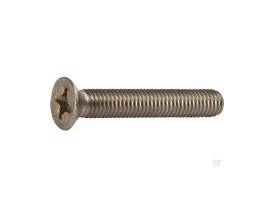 CROSS RECESSED COUNTERSUNK HEAD SCREW M3X8 DIN 965A A2