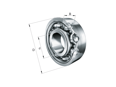 62/22 DEEP GROOVE BALL BEARING