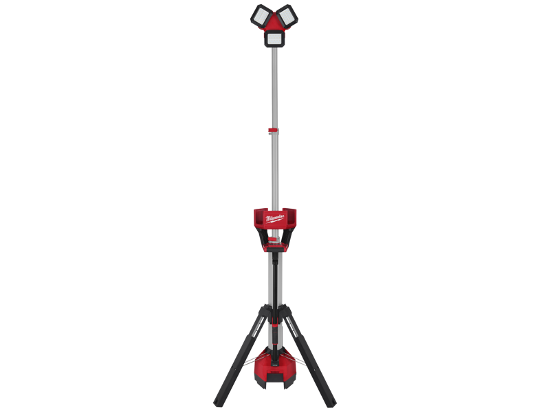 MILWAUKEE ARBEJDSLAMPE PÅ STATIV 6000LUMEN TELESKOP FOD