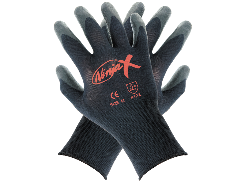 ARBEJDSHANDSKE NINJA X STR. 8 FDA GODKENDT