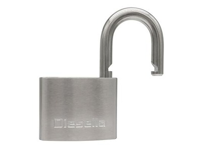 DIESELLA HÆNGELÅS 63MM RUSTFRIT STÅL