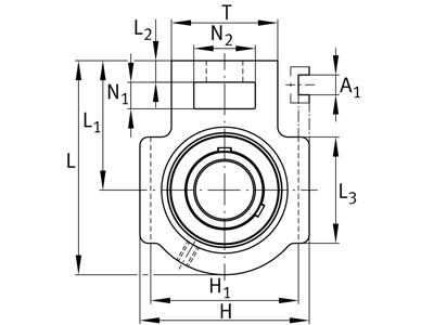 FAG UCT201-J7 TAKE-UP HOUSING UNIT