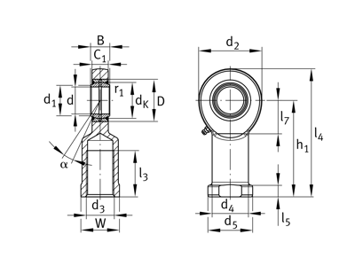 INA GIR60-DO-2RS ROD END