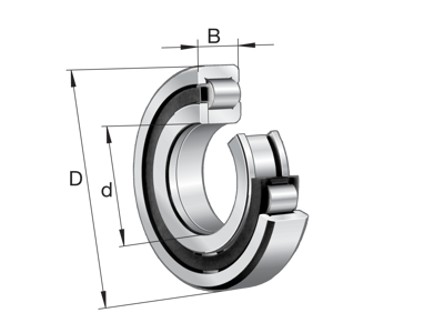 FAG NUP314-E-XL-M1-C3 CYLINDRISK RULLE 70X150X35