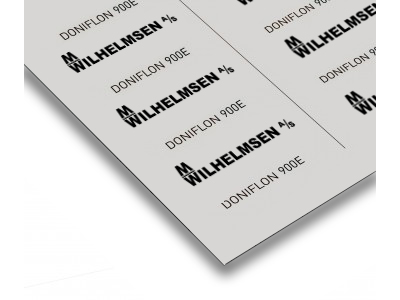 0,50 MM PAKNINGSPLADE TEFLON PTFE -900E  PTFE - HVID 1500 MM.BREDDE