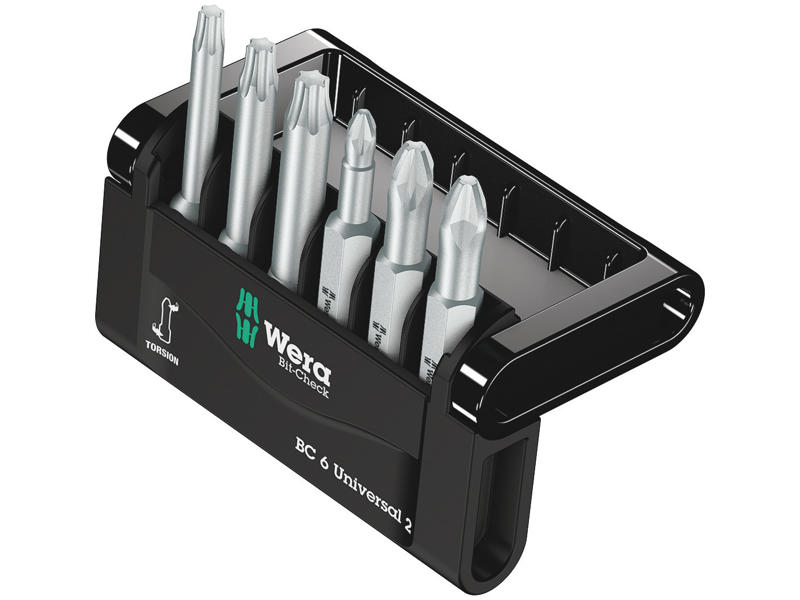 WERA Bit-Check 6 Universal 2 SB, 6 DELE