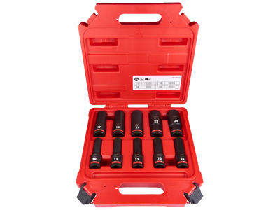 MILWAUKEE SLAGTOPPESÆT 1/2" 10-24MM 10 DELE