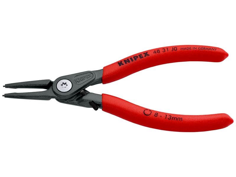 KNIPEX 48 31 J1 LÅSERINGSTANG INDV. Ø12-25 M/OVERDREJN.BESK. 140MM