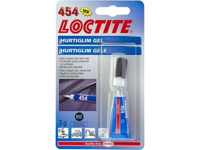 LOCTITE 454 3 G  HURTIGLIM UNIVERSEL GEL