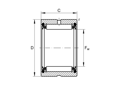 INA RNA4909-2RSR-XL NÅLELEJE U/INDERRING 52X68X22