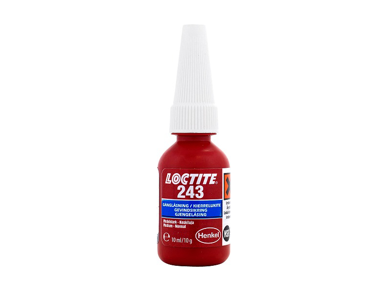 LOCTITE 243 10 ML  GEVINDSIKRING "MIDDEL STYRKE" 