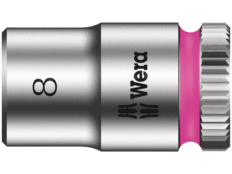 WERA ZYKLOP-TOPPE MED 1/4"-TILSLUTNING 8790 HMA, 8 X 23 MM