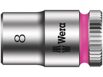 WERA ZYKLOP-TOPPE MED 1/4"-TILSLUTNING 8790 HMA, 8 X 23 MM