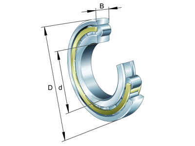 FAG N205-E-XL-M1 CYLINDRICAL ROLLER BEARING