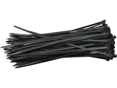 KABELBINDER 2,5X100MM SORT 100 STK