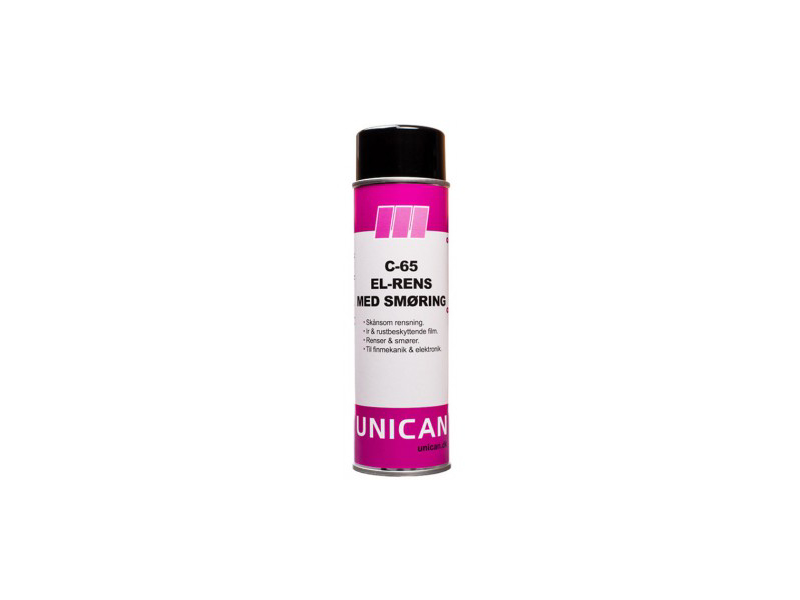 UNICAN C-65 EL-RENS MED SMØRING 500 ML SPRAY